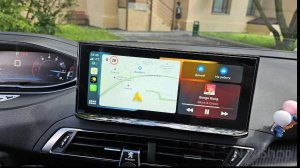 Навигация в Peugeot 5008 2024 из Китая с Baidu CarLife, Carplay, Яндекс Навигатор, русификация