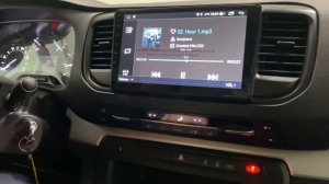 Peugeot traveller магнитола Android 9 дюймов с поддержкой штатных функций автомобиля