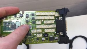 Качество золотой платы автосканера DELPHI DS150E