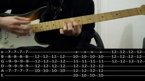 RHCP - Wet Sand (lesson w/ tabs)