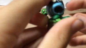 Лепим персонажей из игры "Растения против зомби": Горохострел-Солдат и Ледяной Горохострел