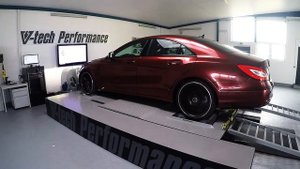 Vtech-Performance Leistungsmessung Mercedes-Benz C218 CLS 350 CDI 287PS / 686Nm Dyno