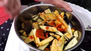 Лечо на зиму - салат из баклажанов! Простой рецепт заготовки и консервации!