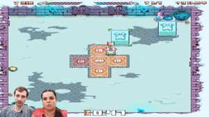 БолтушкА и ПРоХоДиМеЦ Устроили Батл на ЛЬДУ! #97 - игра Lockehorn