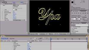 Эффект бегущей обводки в Adobe After Effects