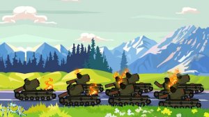 Эволюция гибридов КВ-44.КВ-44 min vs КВ-44 vs КВ-44 m vs КВ-44skorp vs КВ-44 мор.Мультики про танки