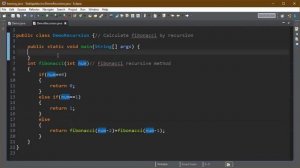 Fibonacci series with java | Recursion Example with Fibonacci | Tutorial-54 | latest | 2020