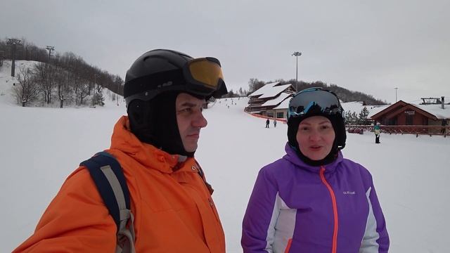 Казань, Свияжские холмы. Катаемся на  горных лыжах и сноуборде.