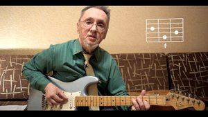 Блюзовые аккорды E и A. Blues CHORDS E and A.