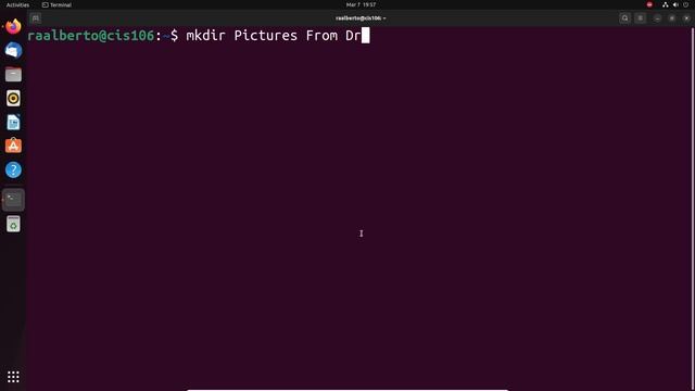 The mkdir Command смотреть онлайн