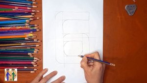 Как нарисовать цифру шесть. Онлайн-школа рисования "Малевашки"