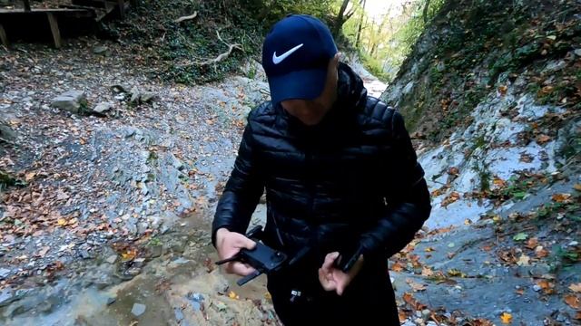 Гебиусские водопады вблизи Геленджика, октябрь 2022. Восторг от атмосферы. Часть 2. Грот Высоцкого. смотреть онлайн