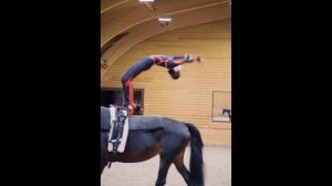 Съемка вольтажировки юной спортсменки  Сони