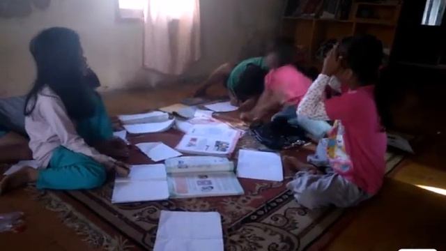 Virus koroman,  belajar dirumah