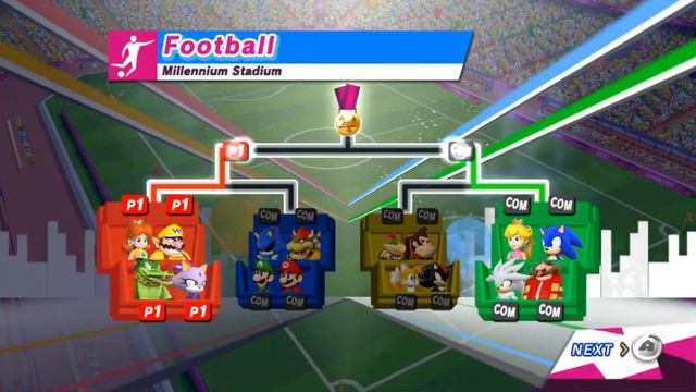 Mario & Sonic at the London 2012 Olympic Games - Wario, Daisy, Vector, Blaze смотреть онлайн