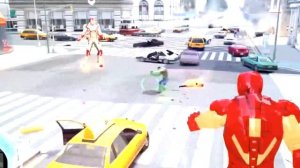 ЖЕЛЕЗНЫЙ ЧЕЛОВЕК ПРОТИВ ХАЛКА - ВЕЛИКИЕ БИТВЫ - ГТА 4