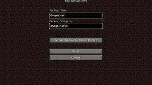 Minecraft OmegaCraft Server IP Address