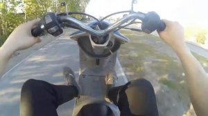 Мои прохваты на заднем 2016! Yamaha JOG Stunt / Джог стант.