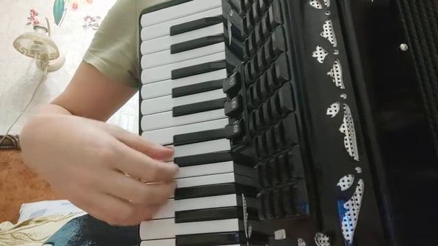 Мы на лодочке катались   на аккордеоне