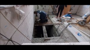 Как делали плиту перекрытия над подвалом