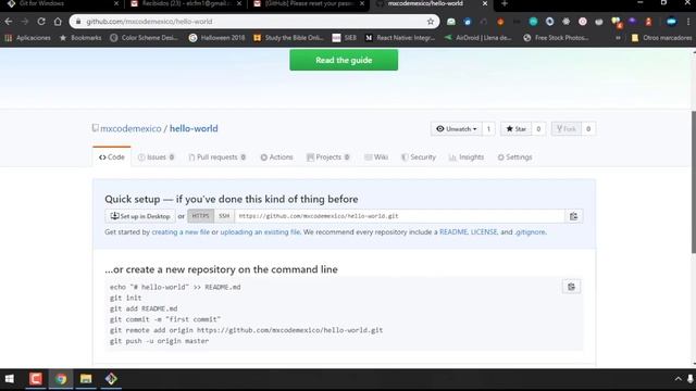 Instalación y uso del git bash para subir mi código a GitHub смотреть онлайн