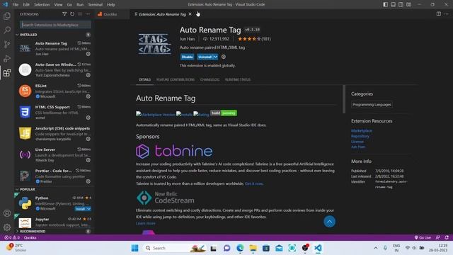 VS Code, Node Js, Git installation
