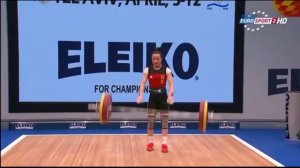 PARATOVA Iulia 2j 106 kg ewc 2014 cat. 53 kg