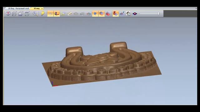 Демонстрация 3D модели подкова бычье здоровье смотреть онлайн