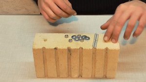 самодельная электроплита из кирпича.