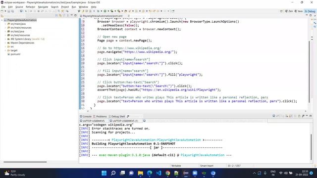 Playwright with Java - codegen смотреть онлайн