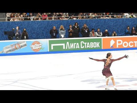 Анна Щербакова: реакция Тутберидзе и Глейхенгауза на произвольную программу, Чемпионат России 2022