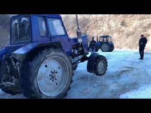 Сравнили Трактор Беларусь 1221 и Трактор Беларусь 82 по Лёд