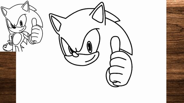How to draw Sonic step by step | Sonic Dash смотреть онлайн