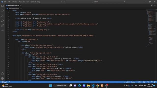e-Shop E-Commerce Web Project EP 49 | #HTML #CSS #JavaScript #PHP #MySQL #AJAX