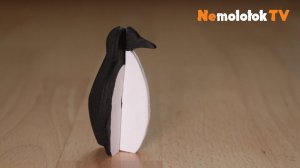 22. Пингвин - фигурка из фанеры своими руками