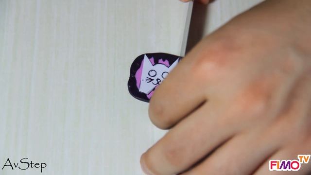 Мастер-класс: Декор кружки с котиками из полимерной глины FIMO/polymer clay tutorial