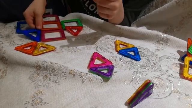 Магнитный 3D конструктор магникон