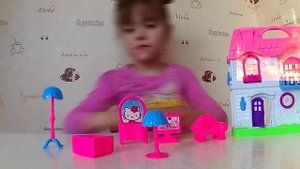 Домик Китти. Спасаем вечеринку от пожара/Visiting Kitty. saving party
