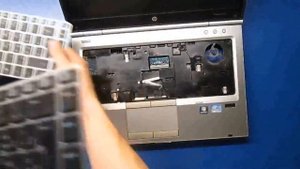 HP EliteBook 8470p how to replace keyboard and cleaning