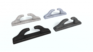 3D model. Fairleader 1. Киповая планка.