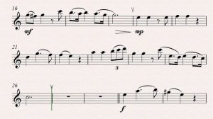 Г.Ф.Гендель Ария Альмиры - ноты и минусовка для саксофона-альта