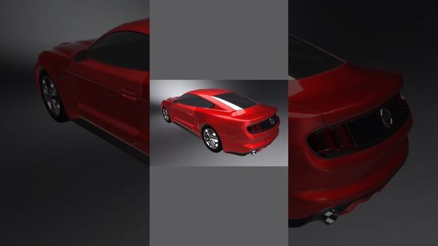 FORD  Mustang GT 2016 CAD model #3dmodeling #cad #2dto3d