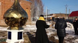 Благое дело. Возведение купола храма. село Мраково, Кугарчинский район.