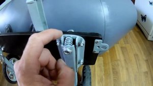 Новая конструкция  - транцевые  колёса для лодки ПВХ своими руками.