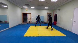 Спортивный ножевой бой. Спарринг. #ножевойбой