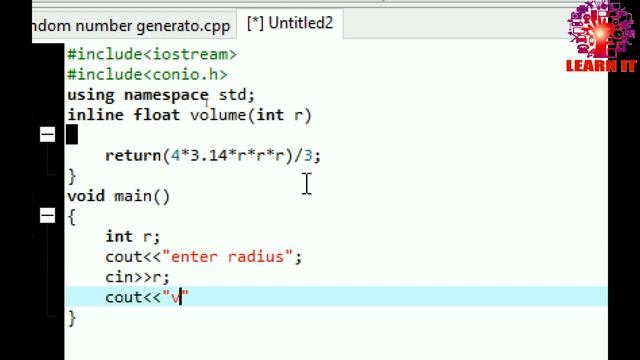 Inline function in c++//explanation of online function with example in c++//learn IT 9M