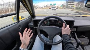 Driving The Lamborghini Countach - Italian 5.2L V12 Manual Supercar - (POV Binaural Audio)