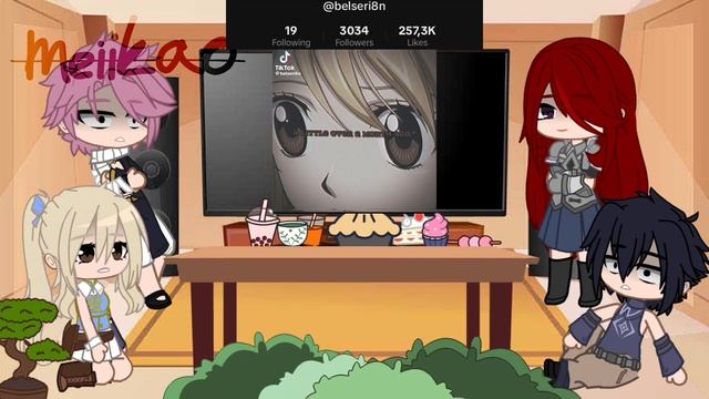 Fairy tail - Team Natsu react to each other //Lucy Heartfilia\\ (1/5) - RE-UPLOAD - | DESC | смотреть онлайн