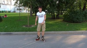 Ванвил на заднем колесе | Школа роликов RollerLine Роллерлайн в Москве