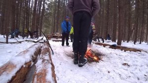 Зимний поход в лес на велосипеде с ночевкой | ПВД